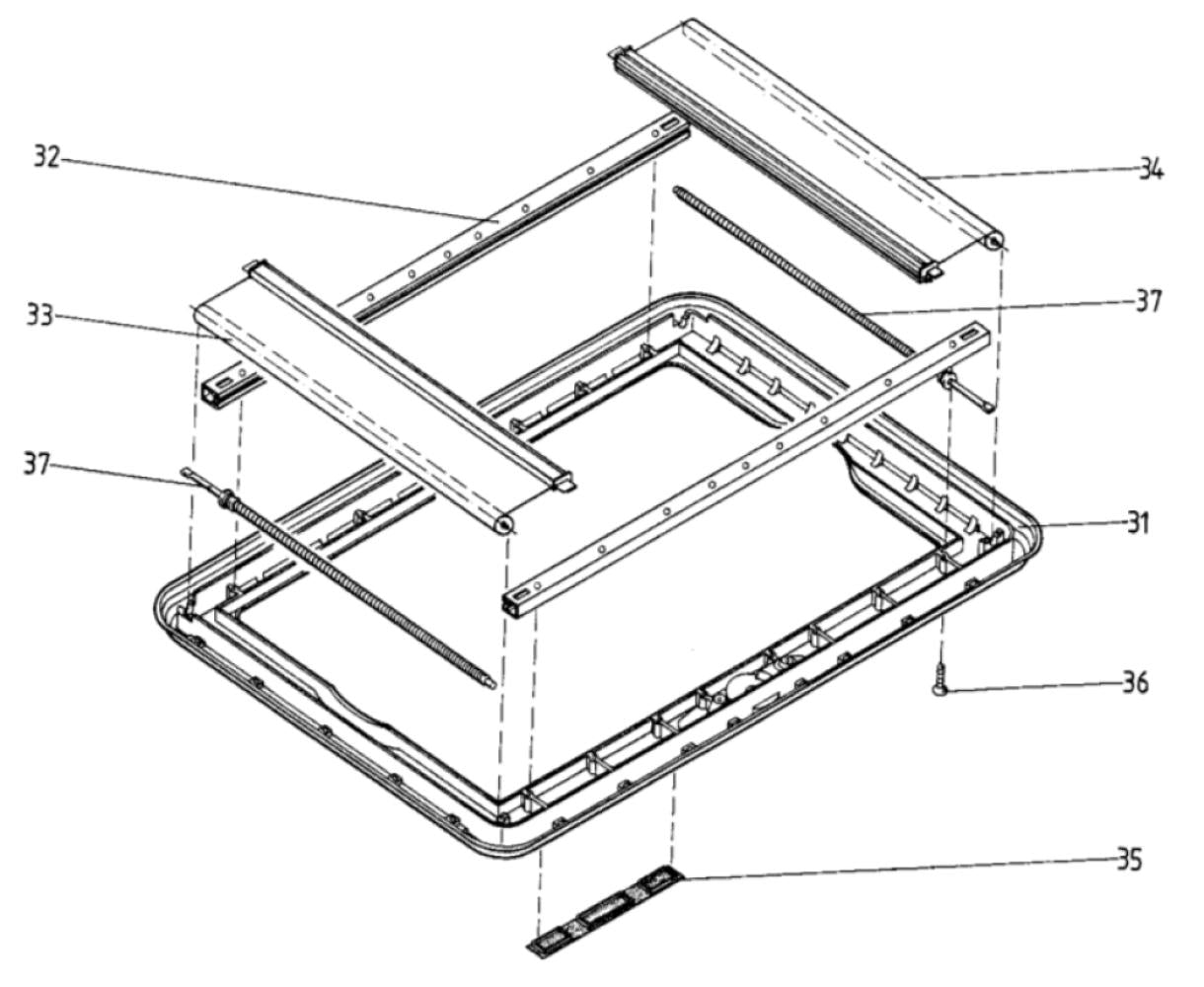Dometic Heki 1 Vliegenrollo