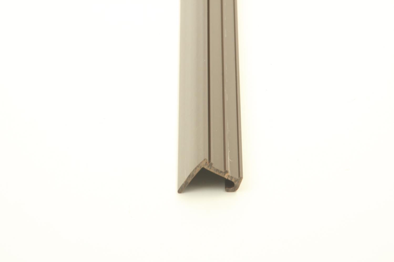 Tafelwandrail Kunststof Bruin 60cm