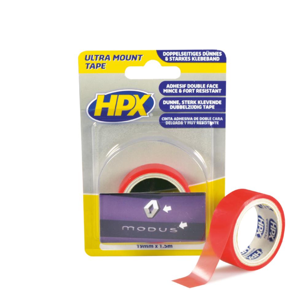 HPX Ultra Mount Tape Transparant 1.5m