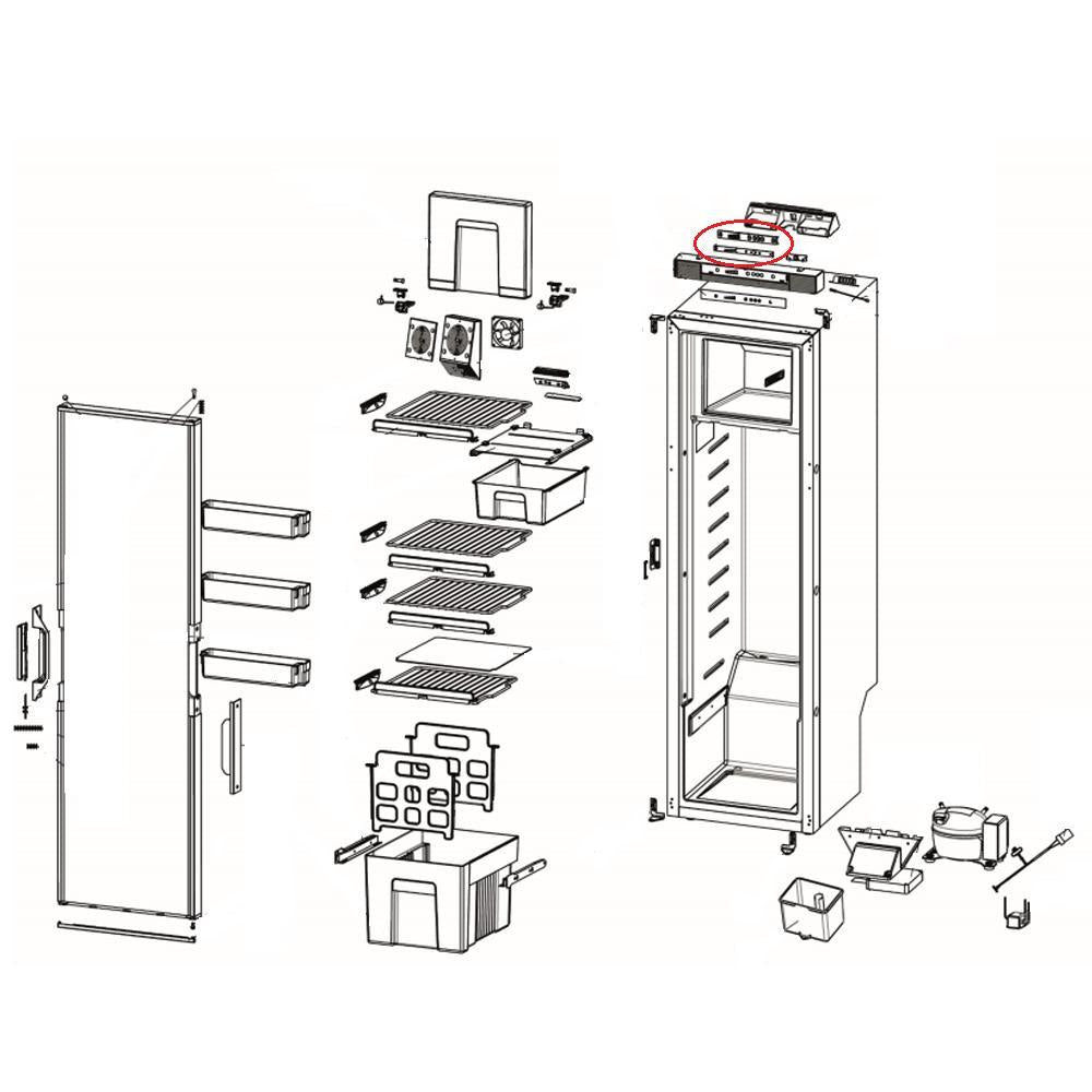 Thetford Controle Paneel T2152