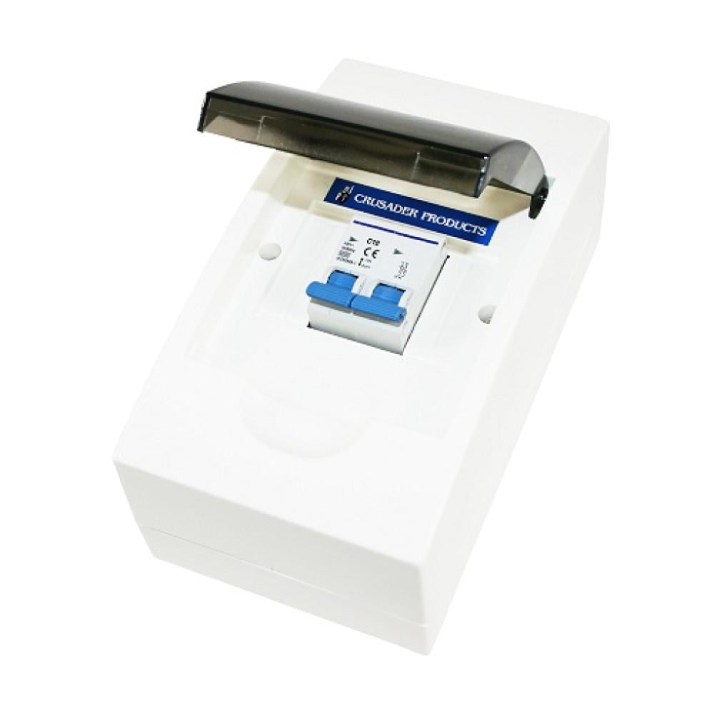 Zekeringkast 4-Modules Dubbelpolige Zekeringautomaat B10A