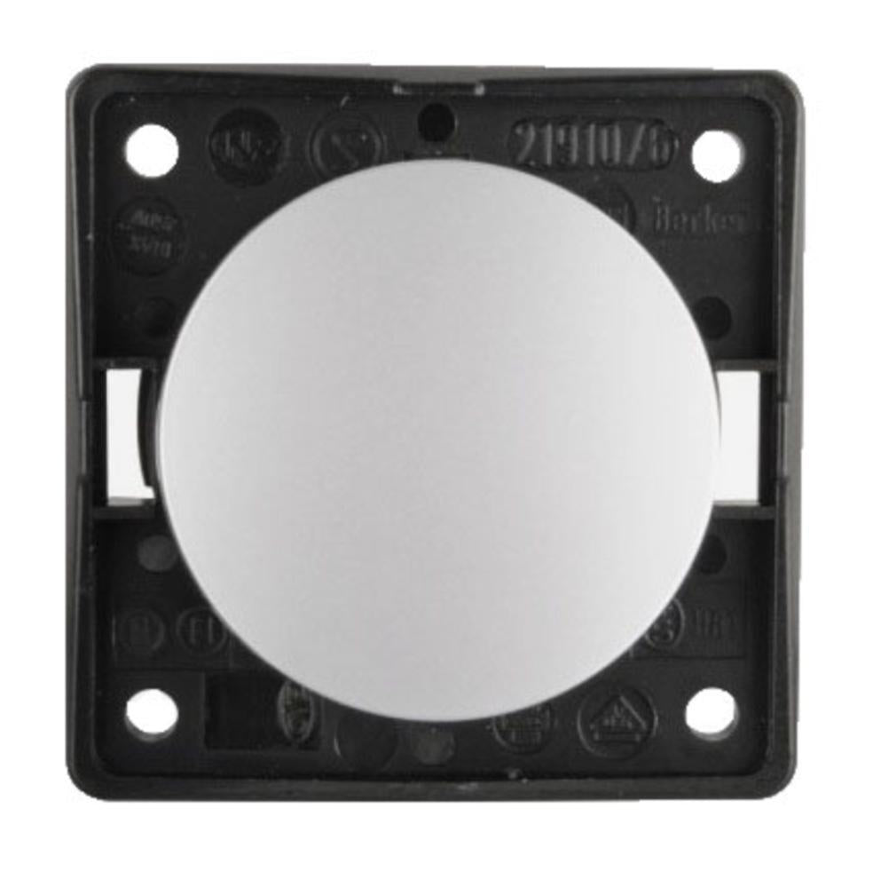 Berker Aan/Uitschakelaar Flow/Pure Inbouw Chroom Mat 230V