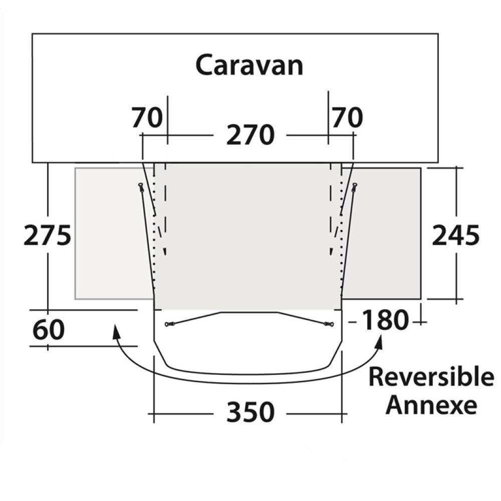 Outwell Caravanvoortent Reed 350SA