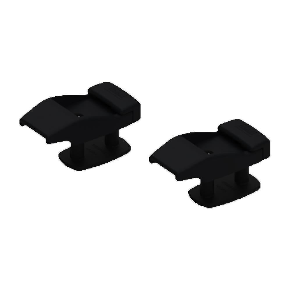 Fiamma Wall Brackets Plastic Deep Black 2st.