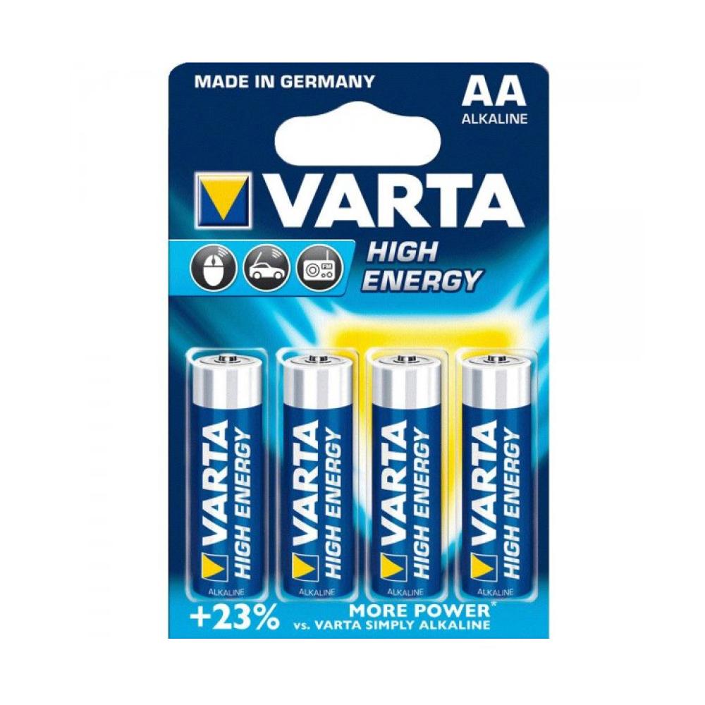 Varta High Energy Alkaline Batterij AA LR06 4st.