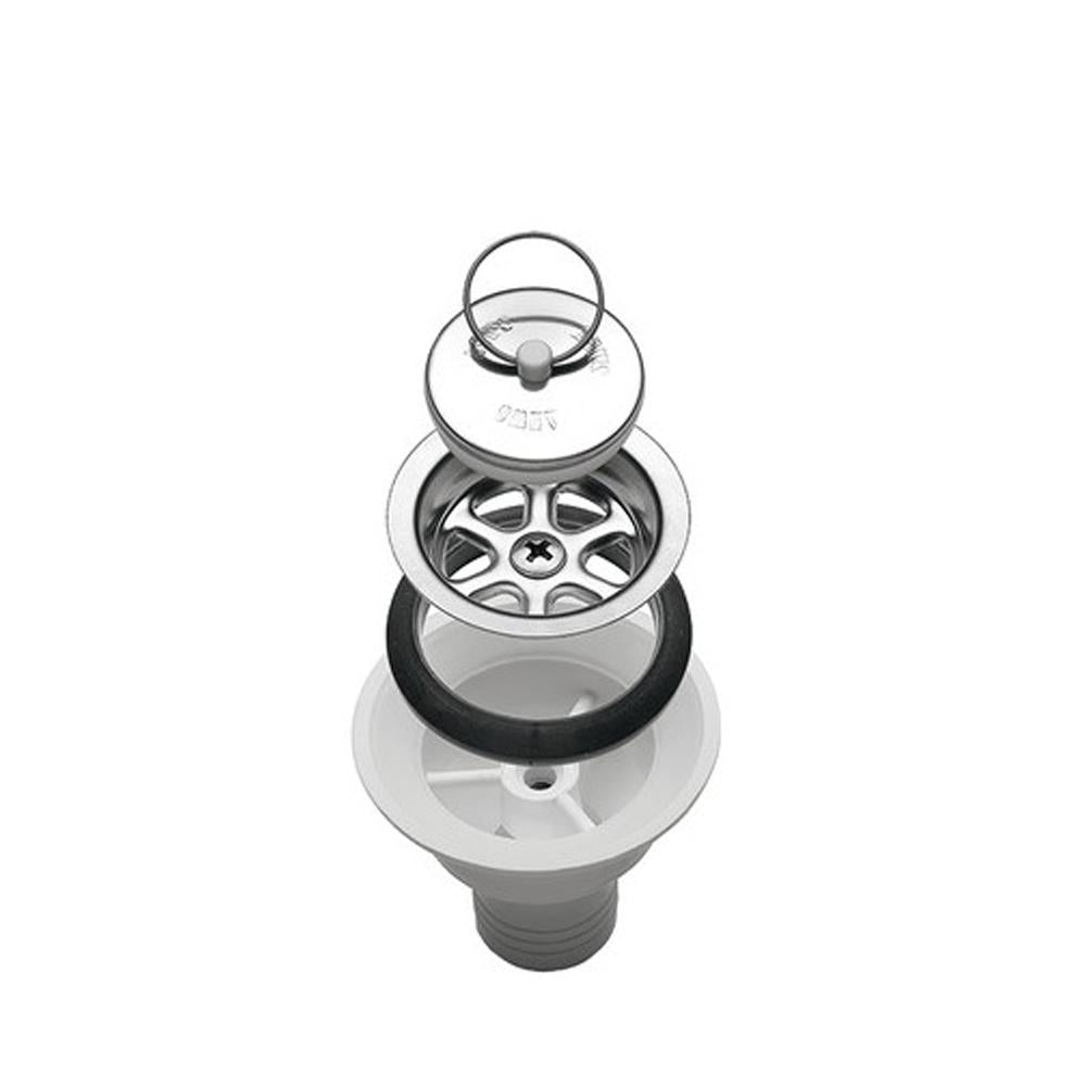 Smev Afvoerplug Recht 25mm Compleet