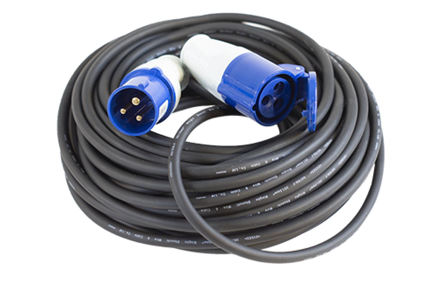 Vechline Verloopkabel 3x1,5mmÂ² CEE-CEE Contra 25m