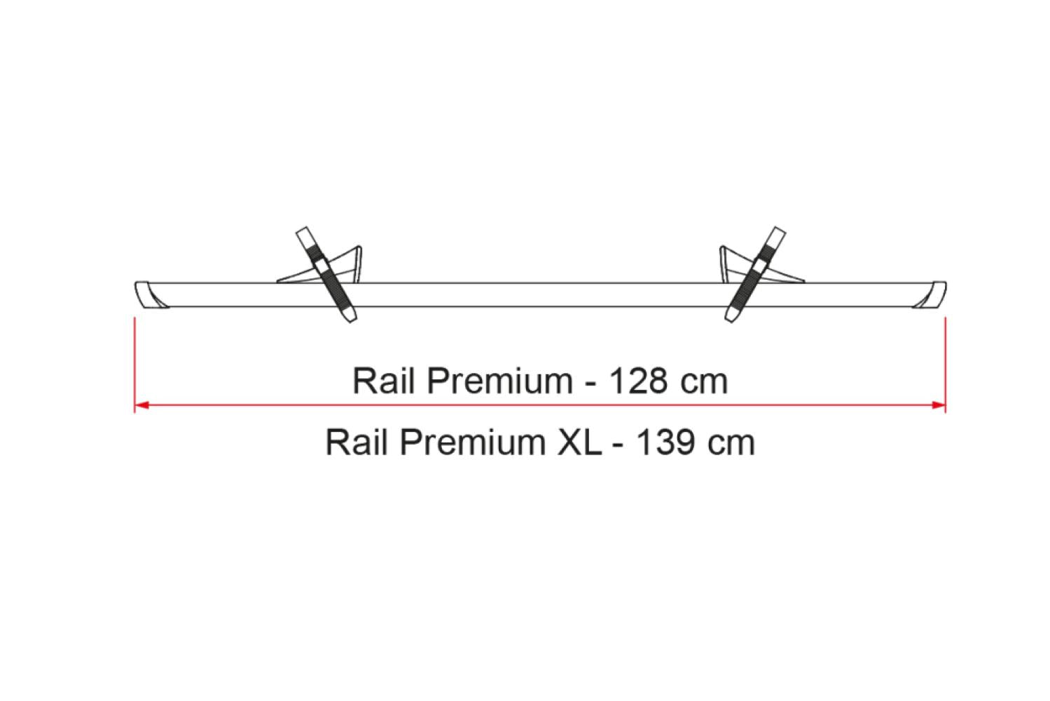 Fiamma Rail Premium XL Deep Black