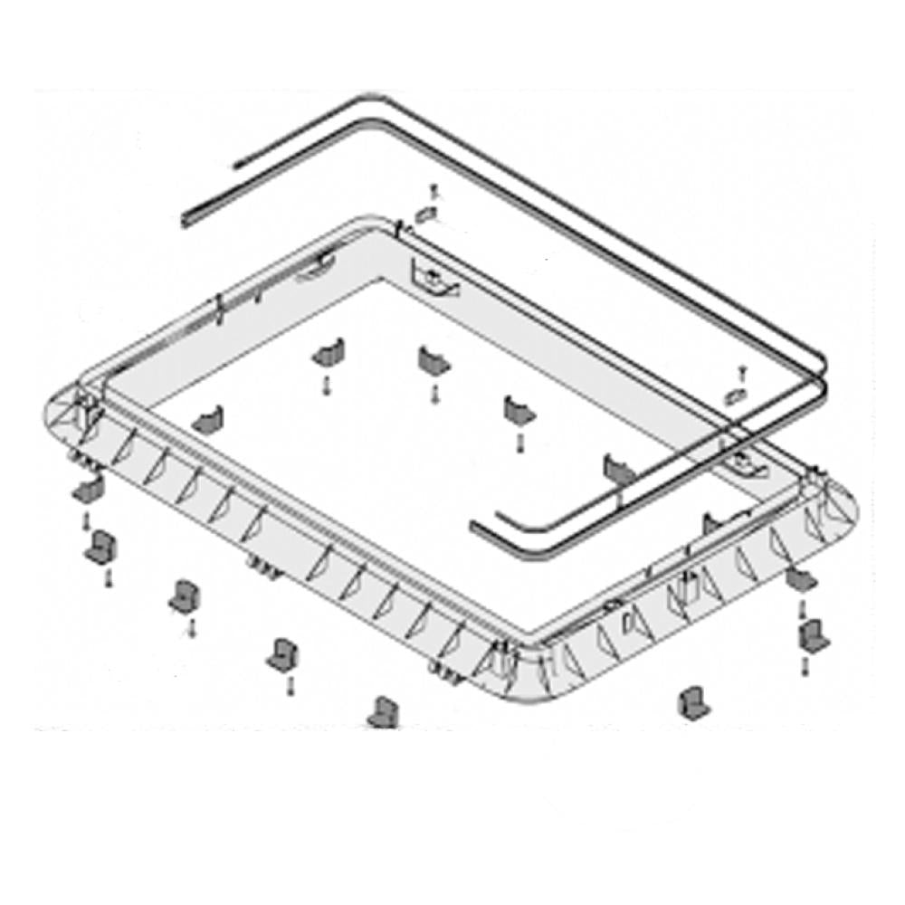 Dometic Heki 2 Buitenkader Compleet 25-32mm