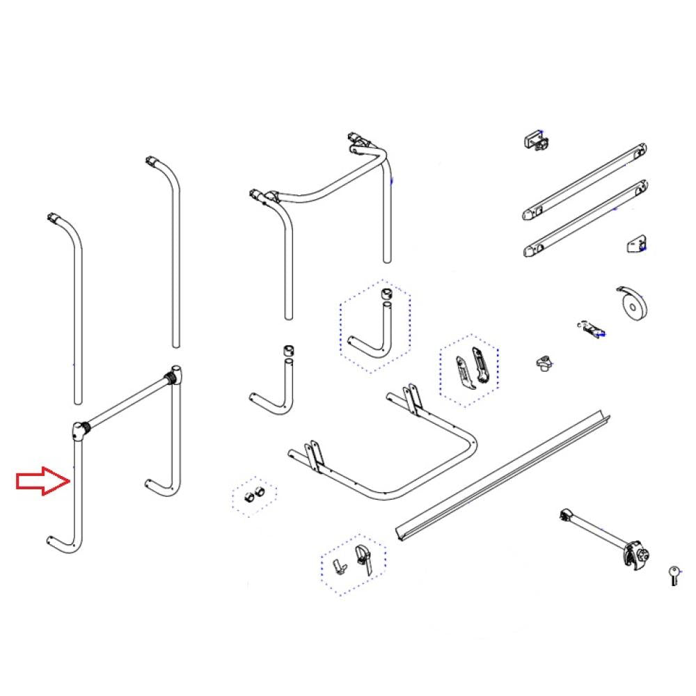 Thule Excellent crossbar + T-pieces + body