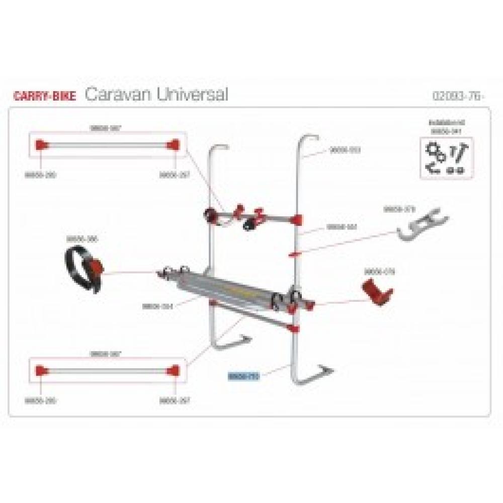 Fiamma Lower structure CB Caravan Universal 98656-710