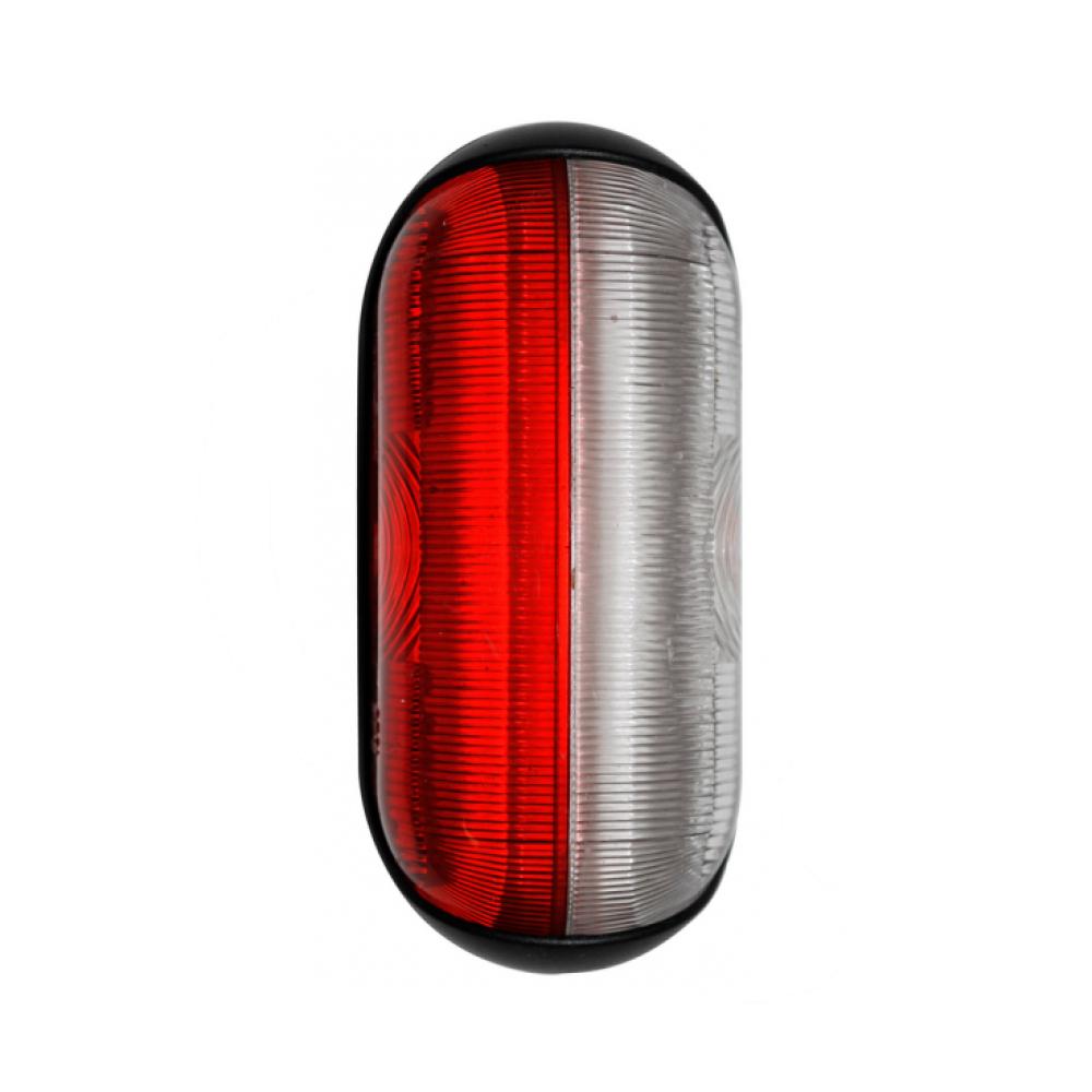 Jokon Markering SPL2000 Ovaal Opbouw Rood/Wit 12/24V