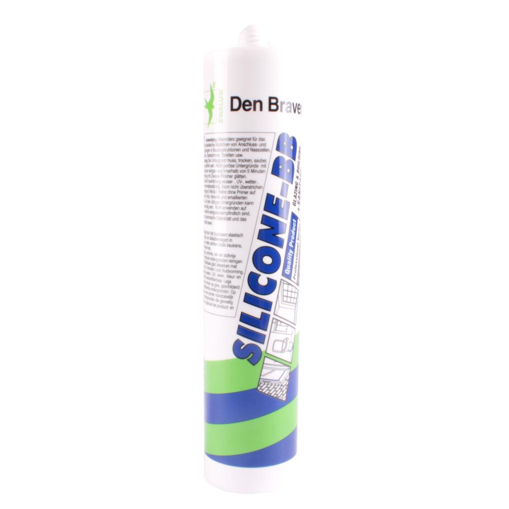 Den Braven Siliconenkit BB+Sanitair Transparant-Grijs 310ml