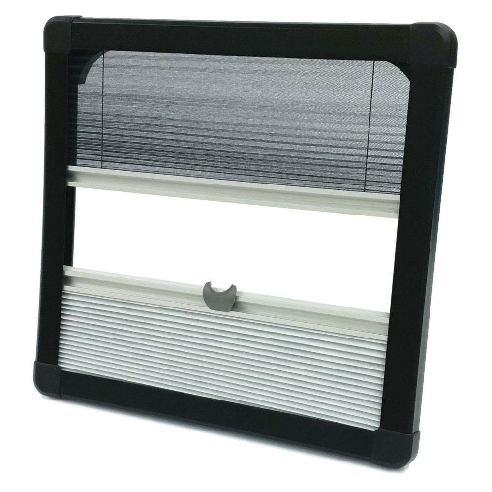 Horrex Gebogen Duo PlissÃ© R5000 Zwart 314x414