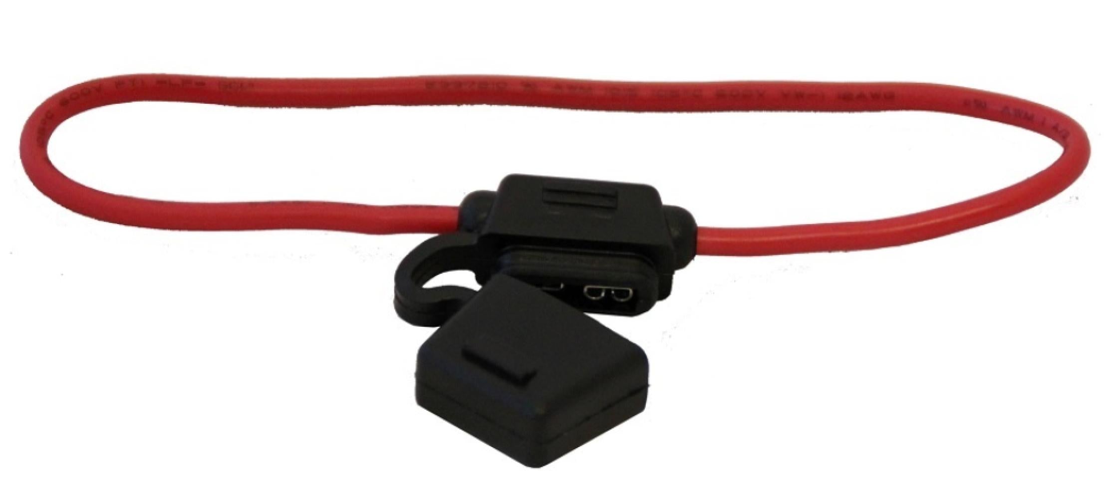 Steekzekeringhouder met kabel 3mmÂ²