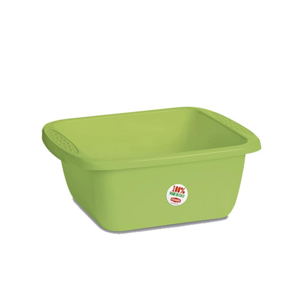 Stefanplast Wasbak Rechthoek 10L Groen