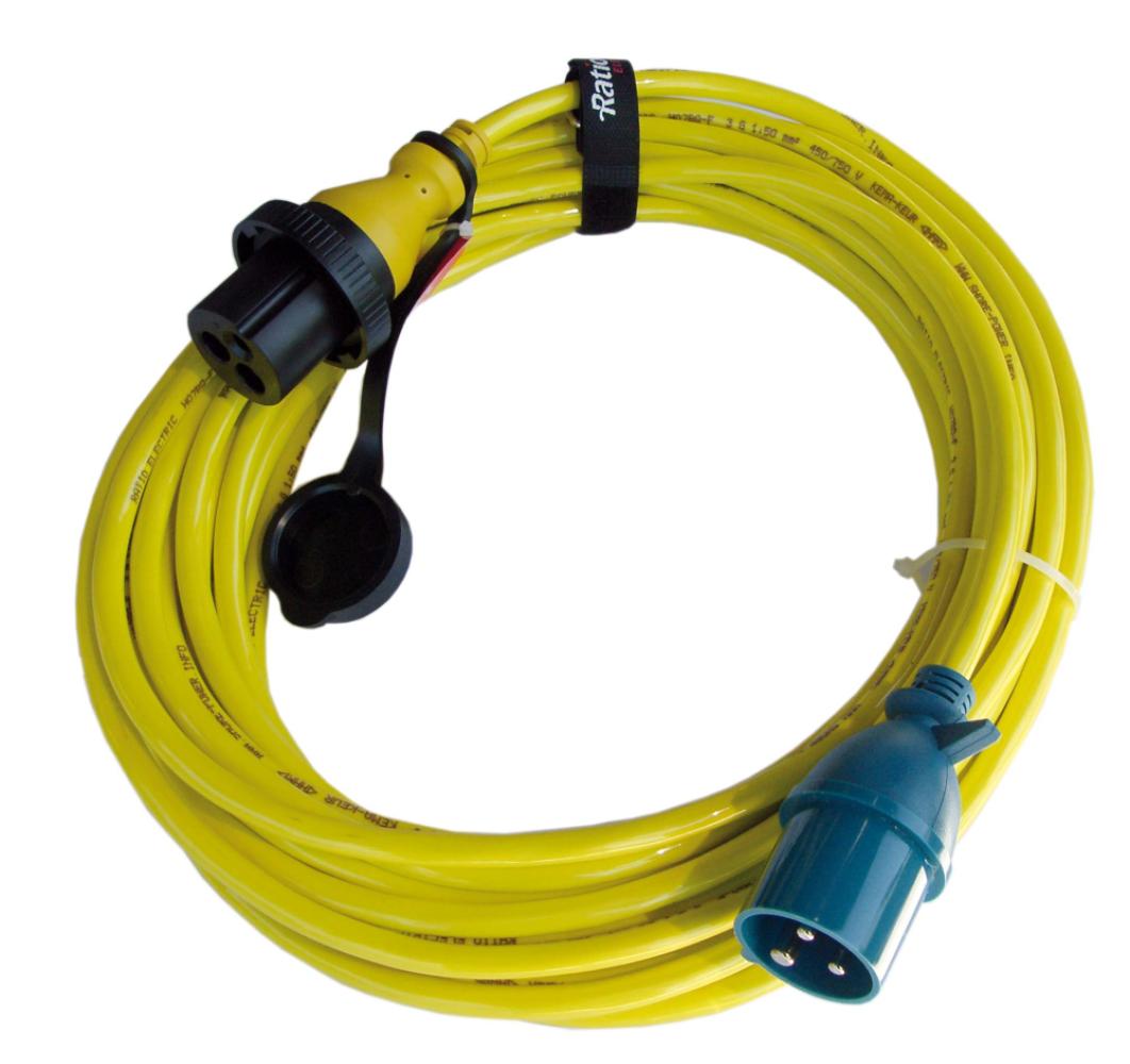 Ratio Walstroomkabel 3x2.5mmÂ² 16A/250V 5m