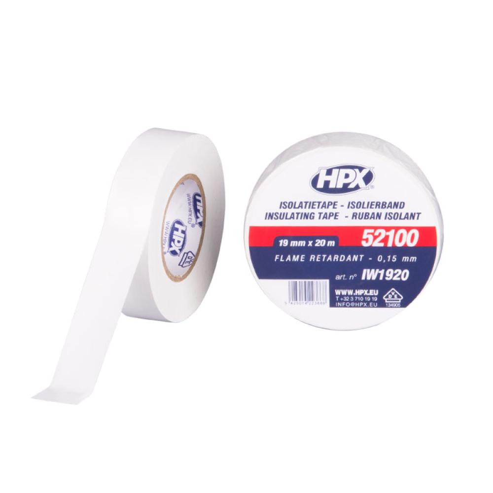 HPX PVC Isolatietape VDE 20mtrx19mm Wit