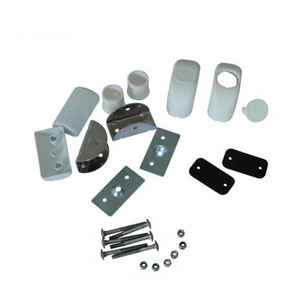 Fiamma Wandbevestiging onder.  Compleet set 2 stuk