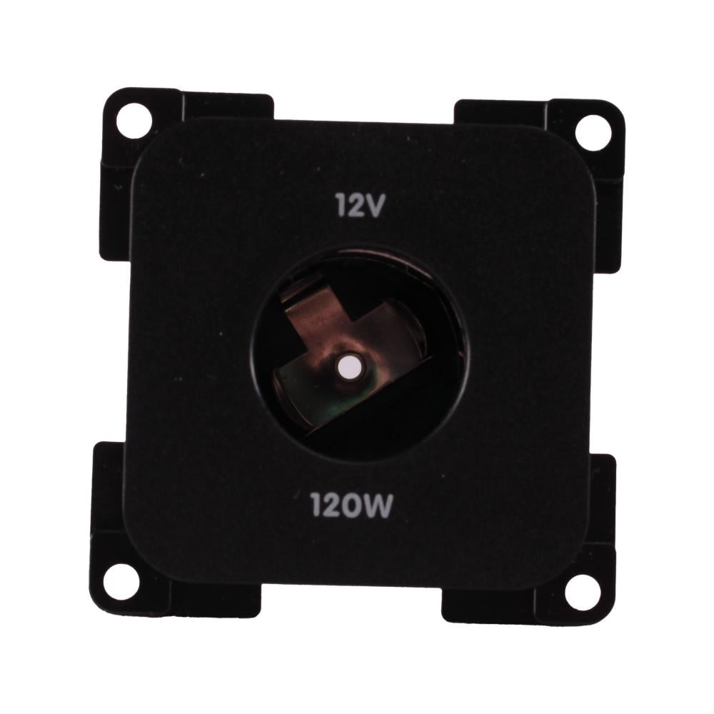 Presto Contactdoos 12V Groot Inbouw S-10.000 Zwart