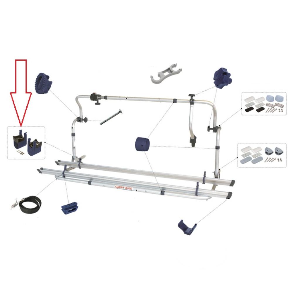 Fiamma Buisklemhouder set 35mm L+R blauw 98656-141