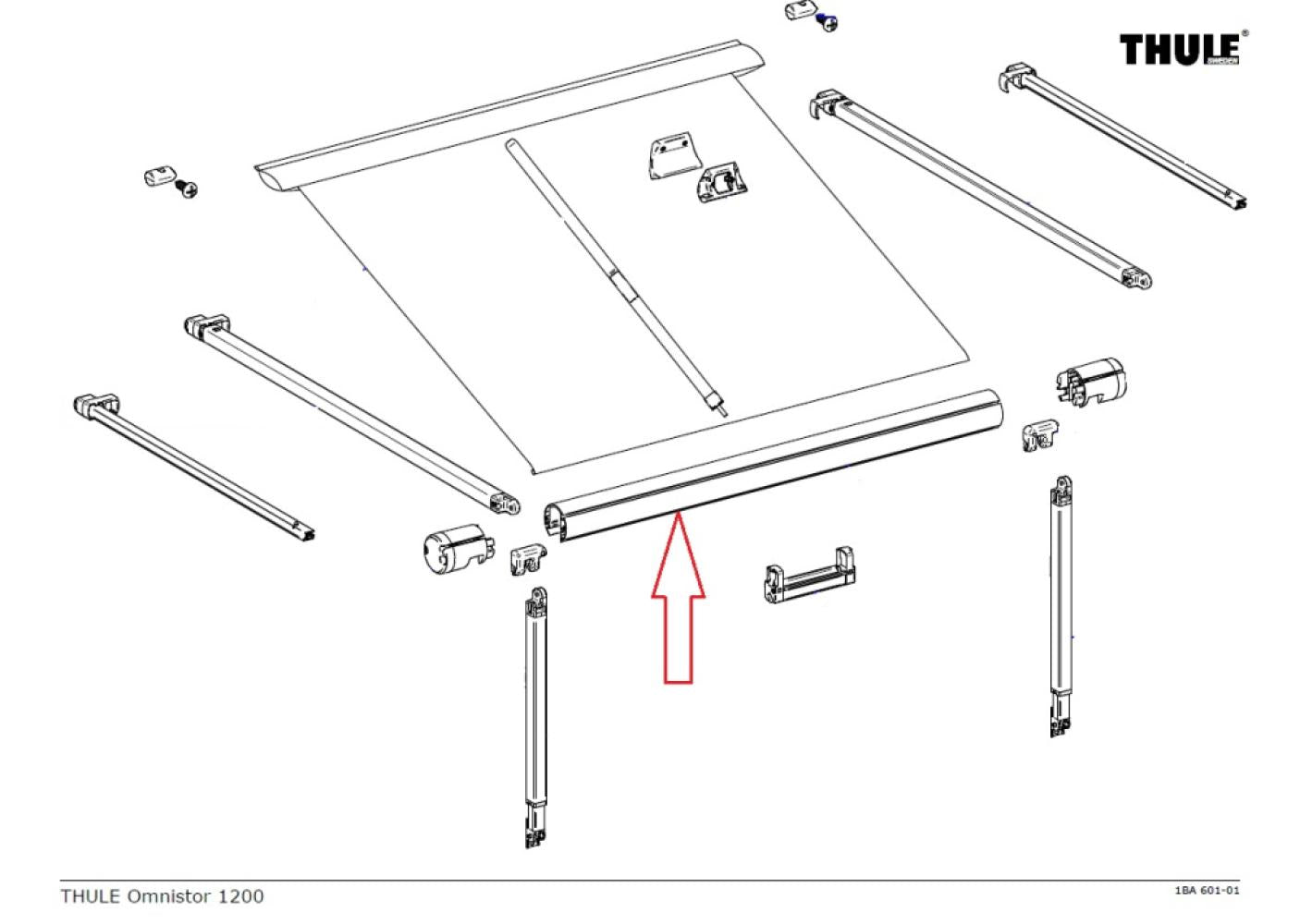 Thule Roller Tube 1200 4.25