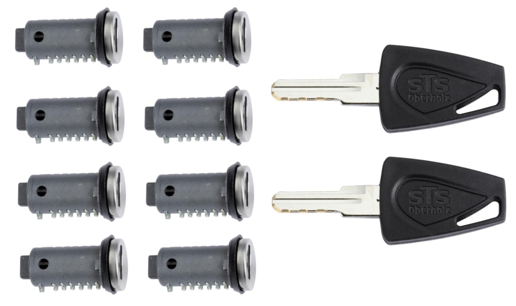 STS 8x Cilinder + 2x Sleutel