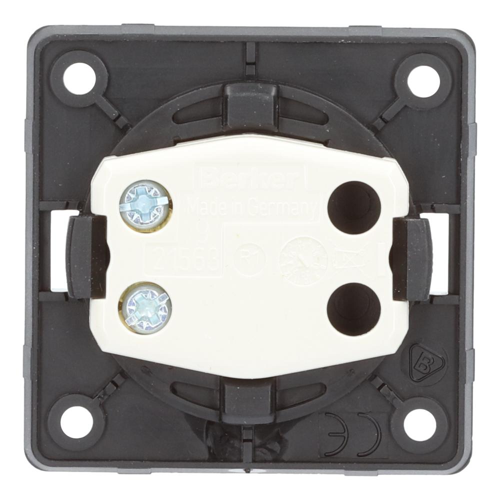 Berker Aan/Uitschakelaar Flow/Pure Inbouw RVS Mat 230V