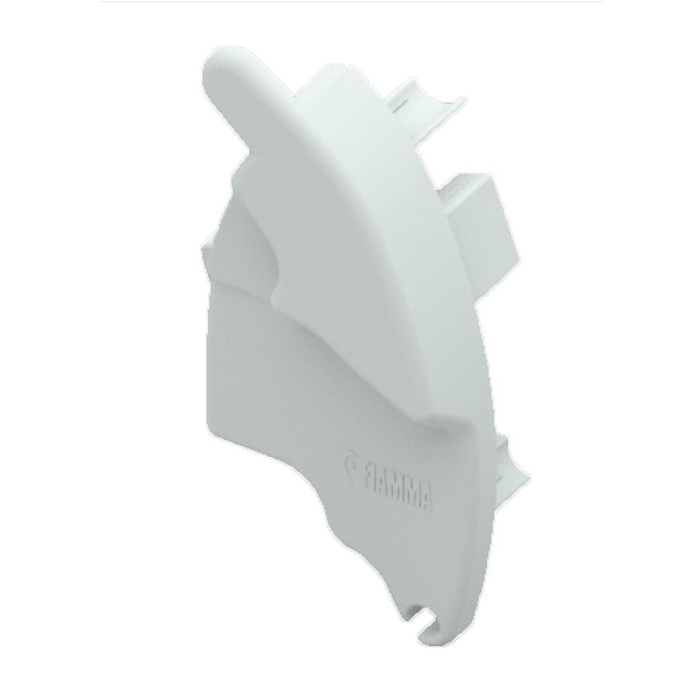 Fiamma Eindkap Lead Rail Links Polar White F65L 400-490 018