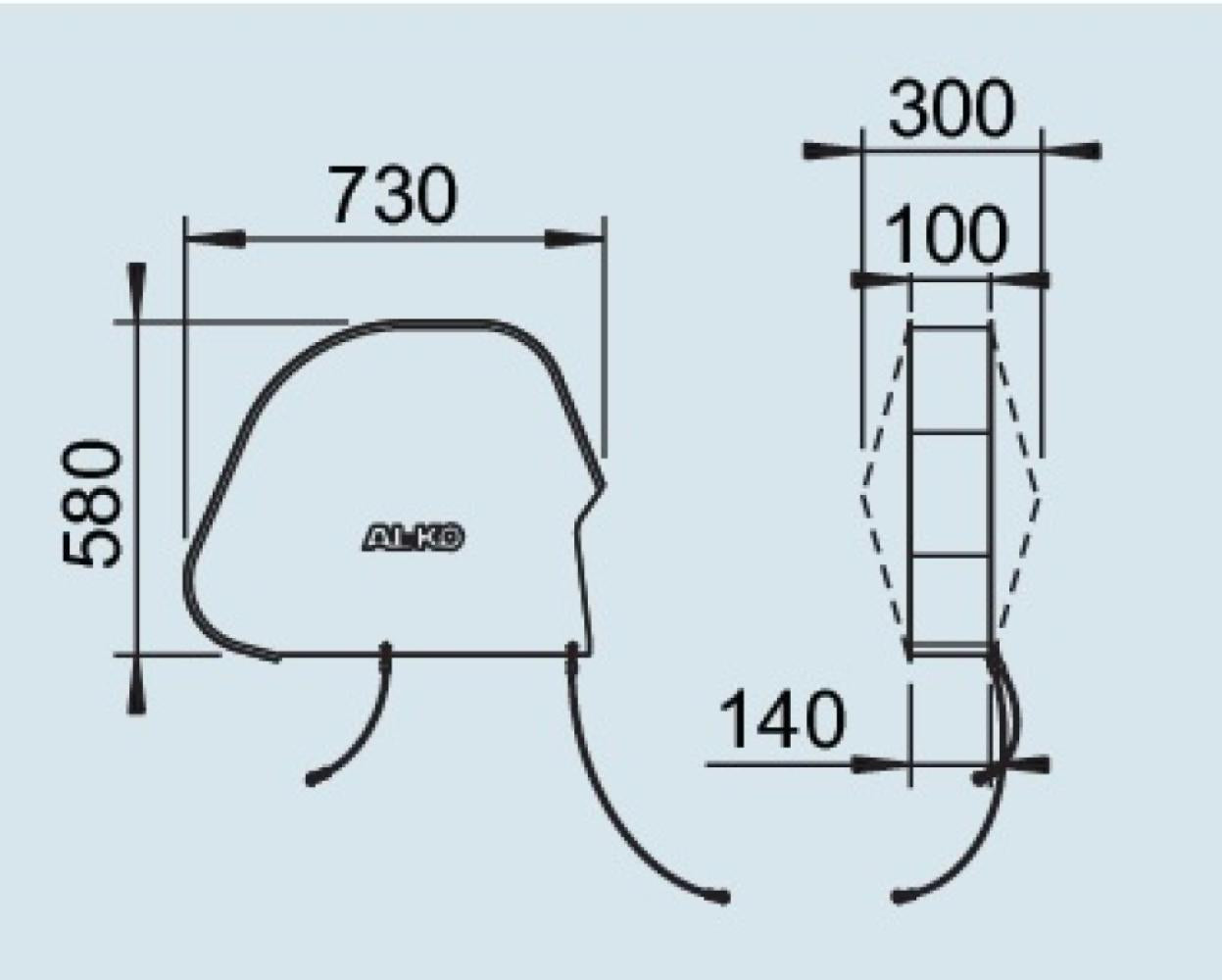AL-KO Disselhoes Premium Zwart