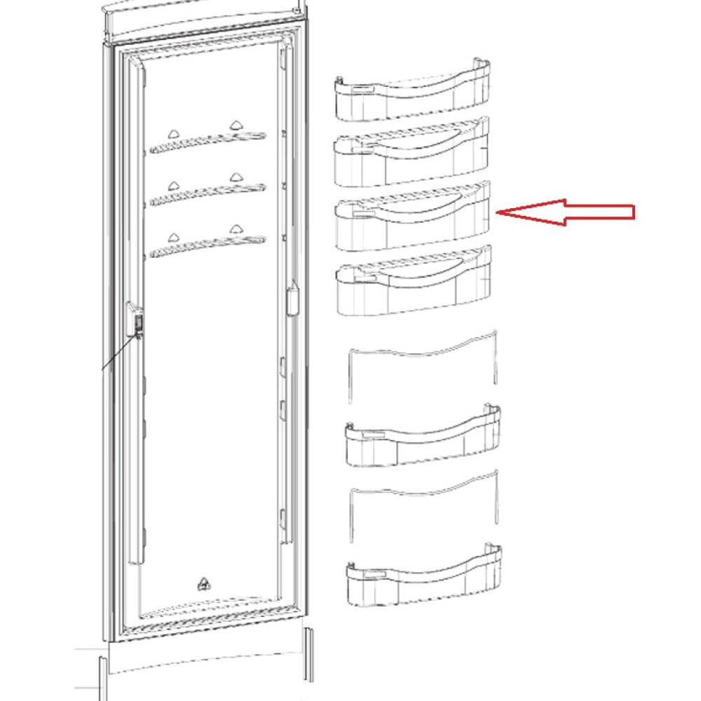 Dometic RML8330 Koelkastvak met Klep Blauw