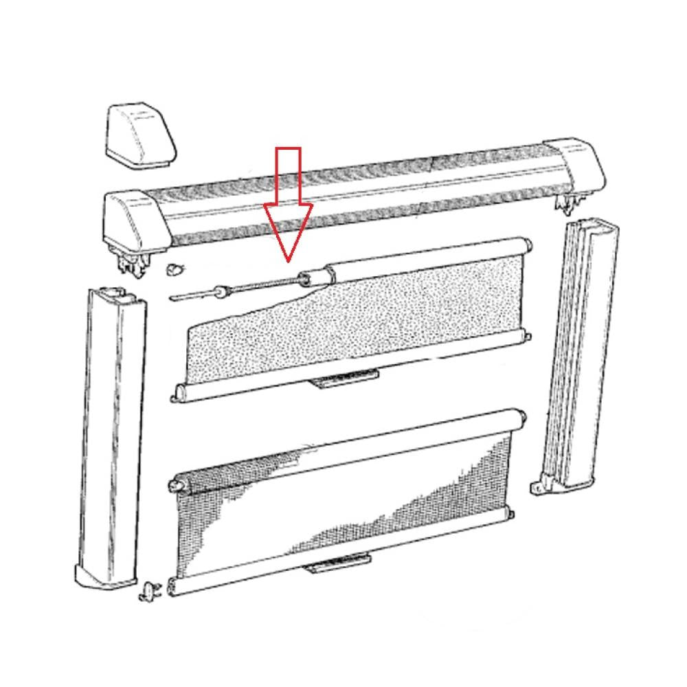 Dometic Combirollo 2000 Veer 220mm