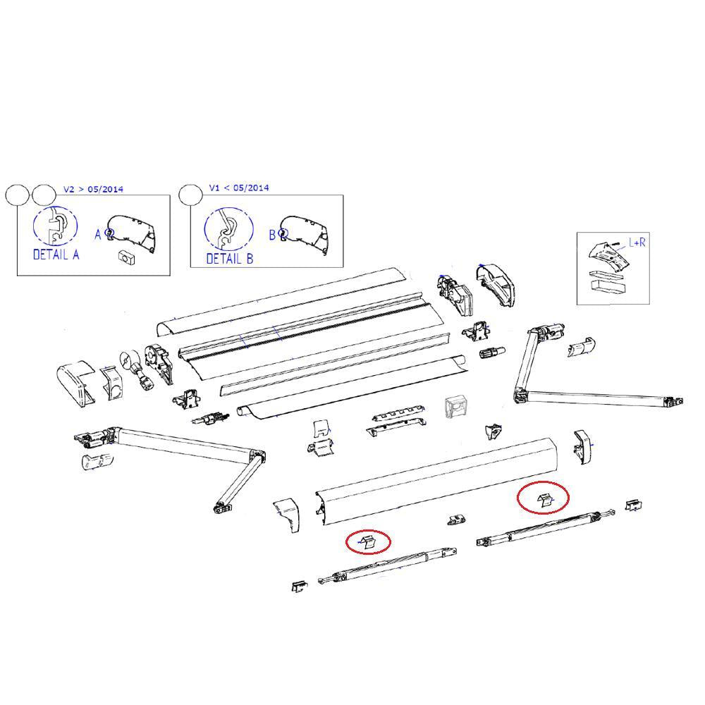 Thule 6300 Staander 2.60 mtr XL