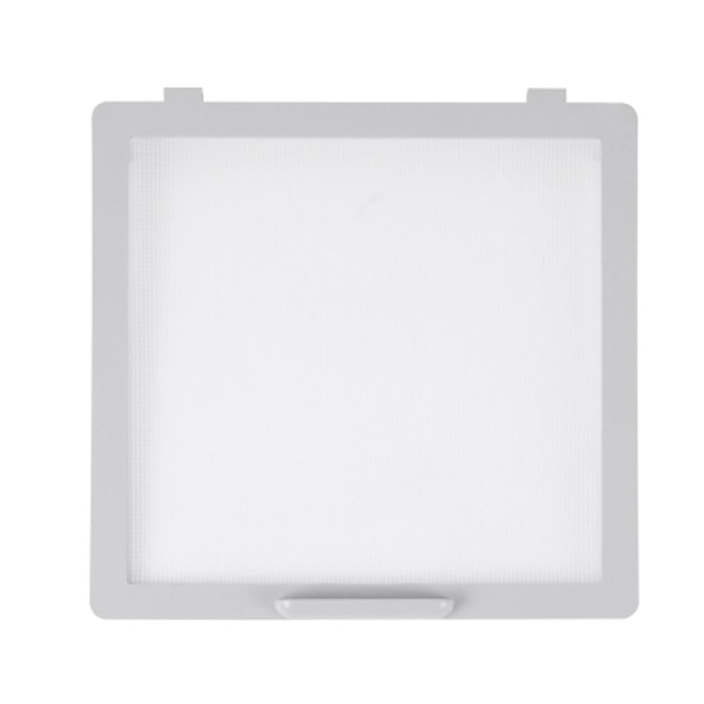 MPK Vliegenhor Scharnier Buitenzijde 28x28cm Wit