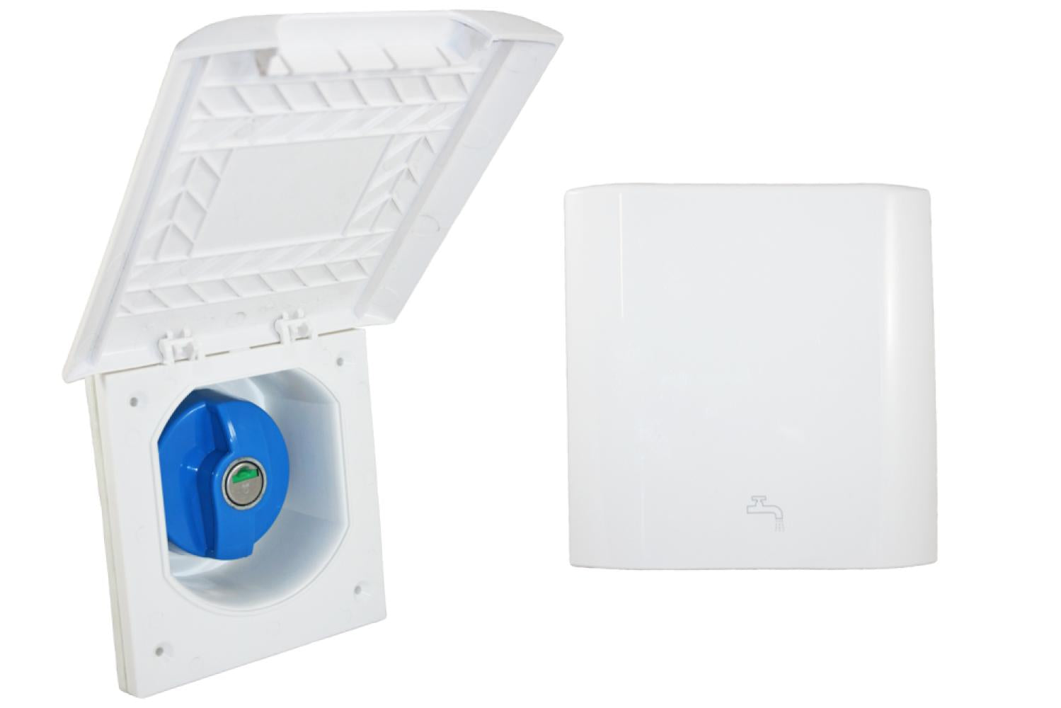 Waterinbouwdoos Vierkant Wit Element Line