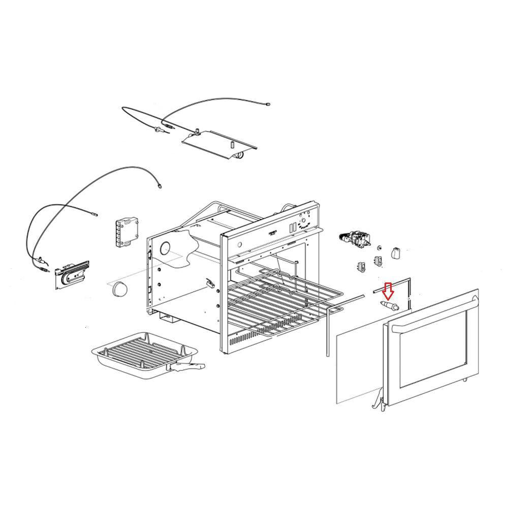 Thetford Duplex Oven Switch met Piezo