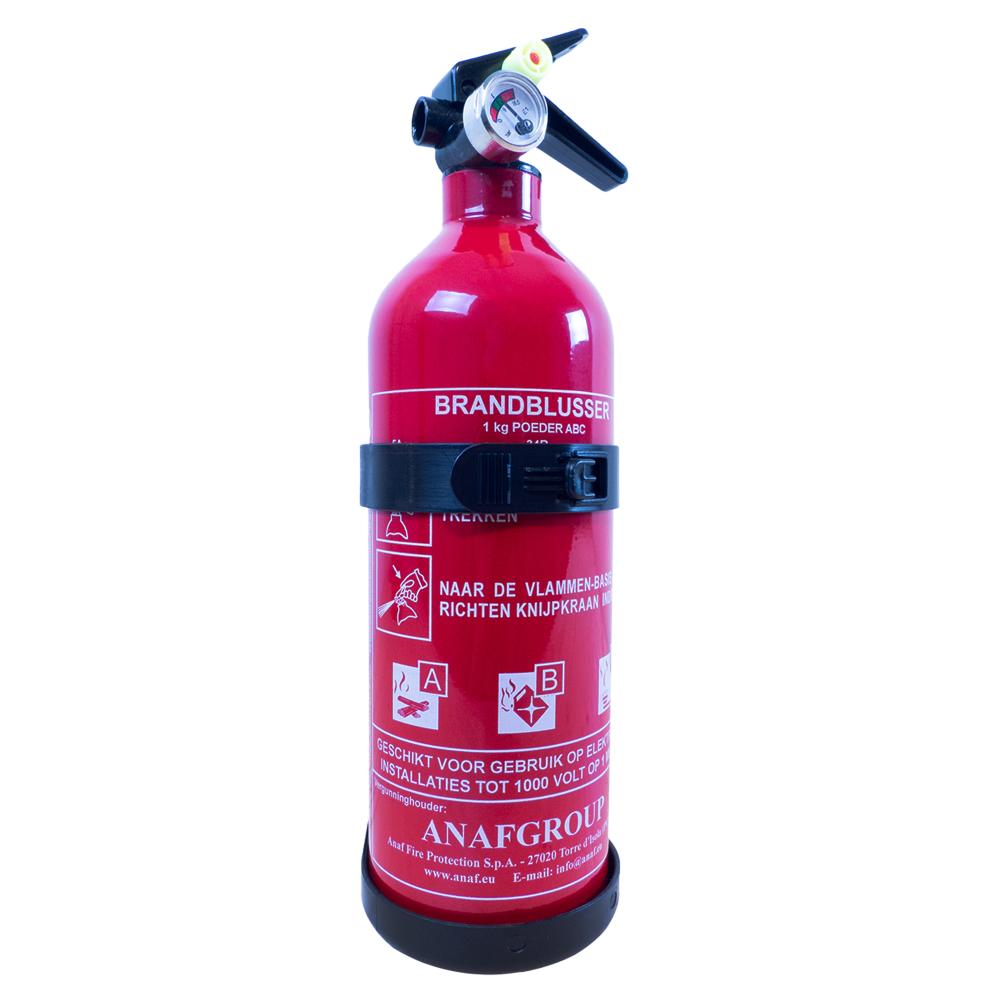 Brandblusser met Manometer Belgie Keur 1kg