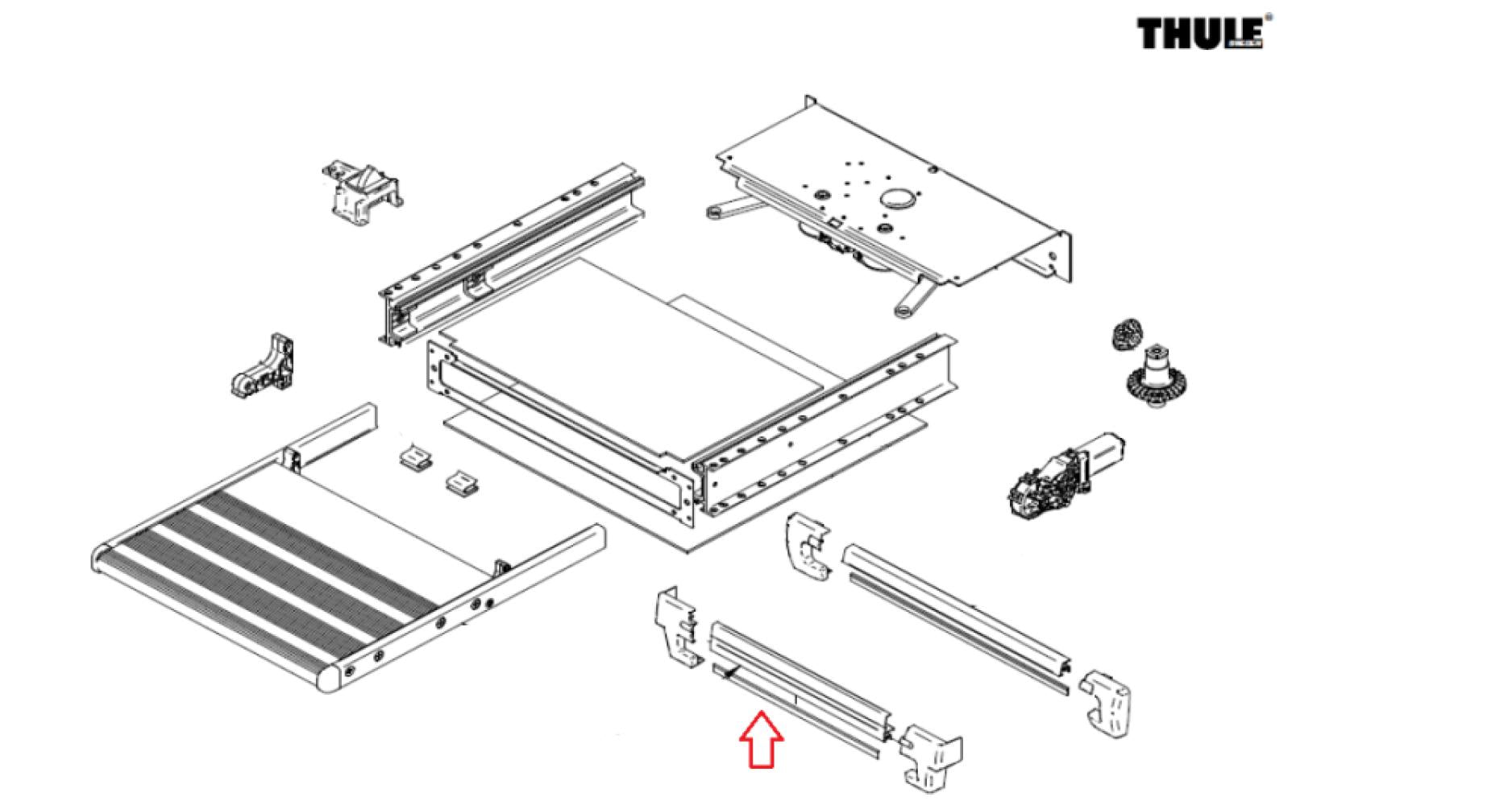 Thule Slide-Out Ducato V16 Front Protection 550 20