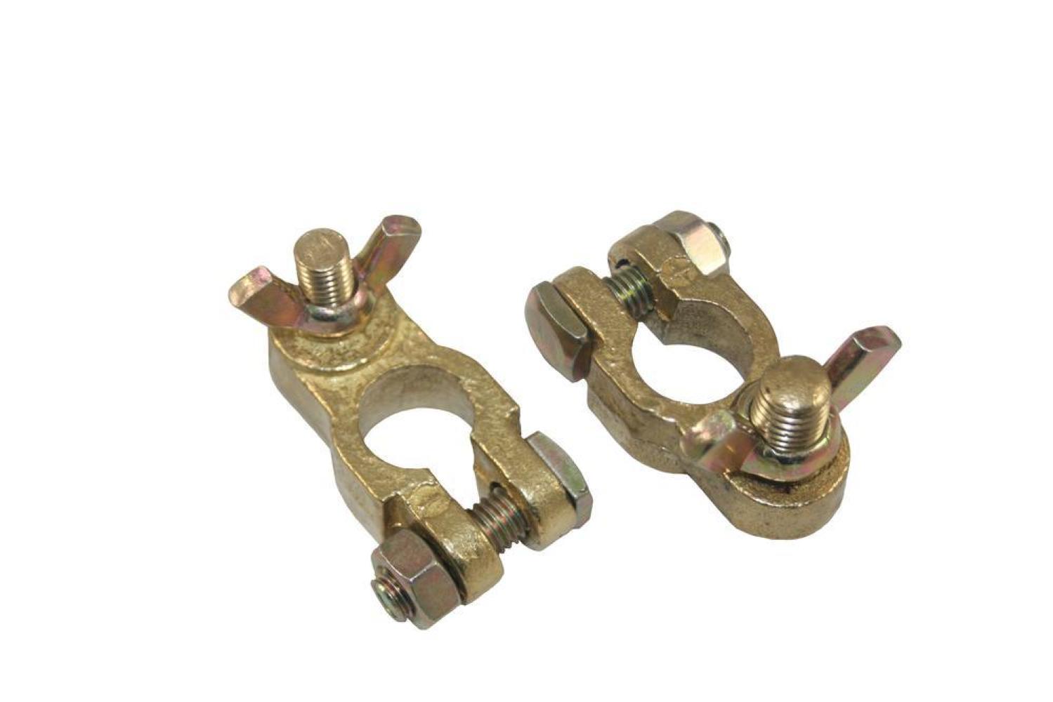 Accuklemset met vleugelmoer M8/M10