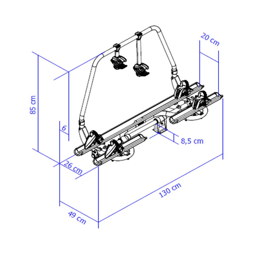 Thule Caravan Superb XT Short Black