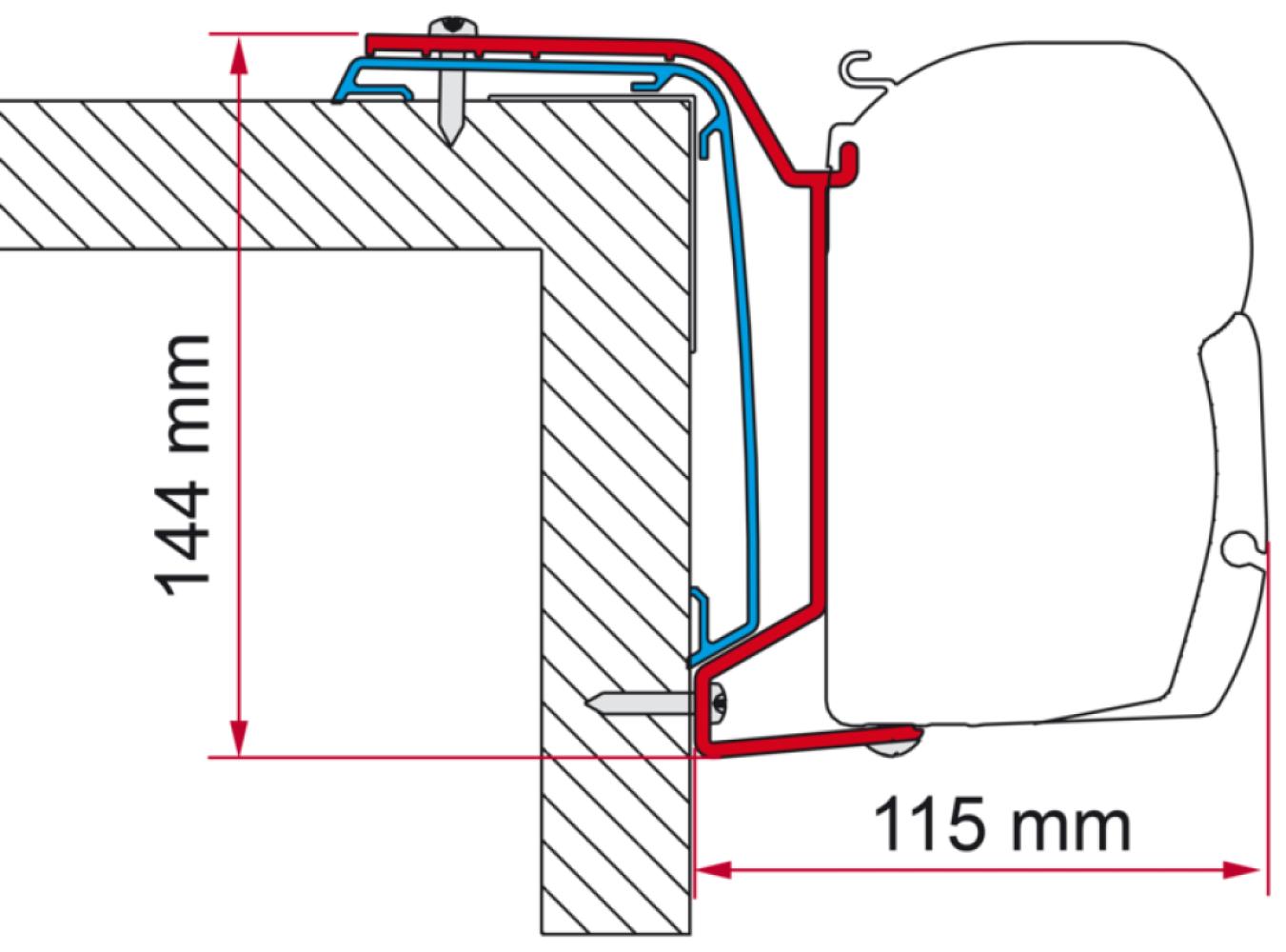 Fiamma Rapido Serie S6 686F Adapter 450 >2024 F45