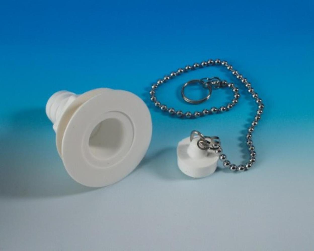 Afvoerplug Recht 19mm Compleet