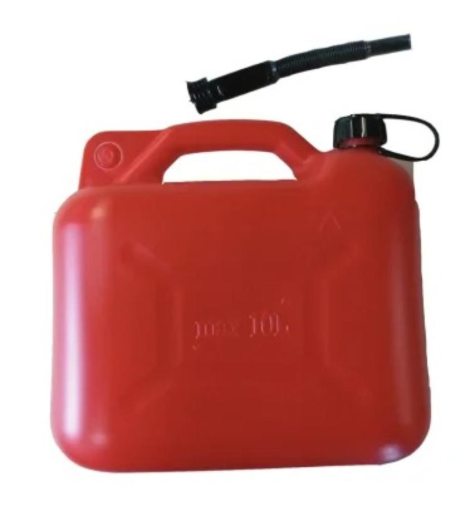 Brandstoftank Jerrycan Rood 5L inclusief Dop en Schenktuit
