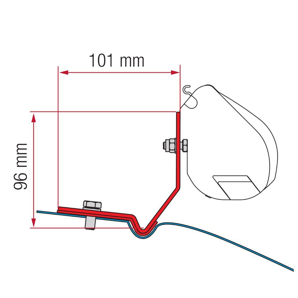 Fiamma VW Caddy Maxi Kit H1-L1 >2016 F35