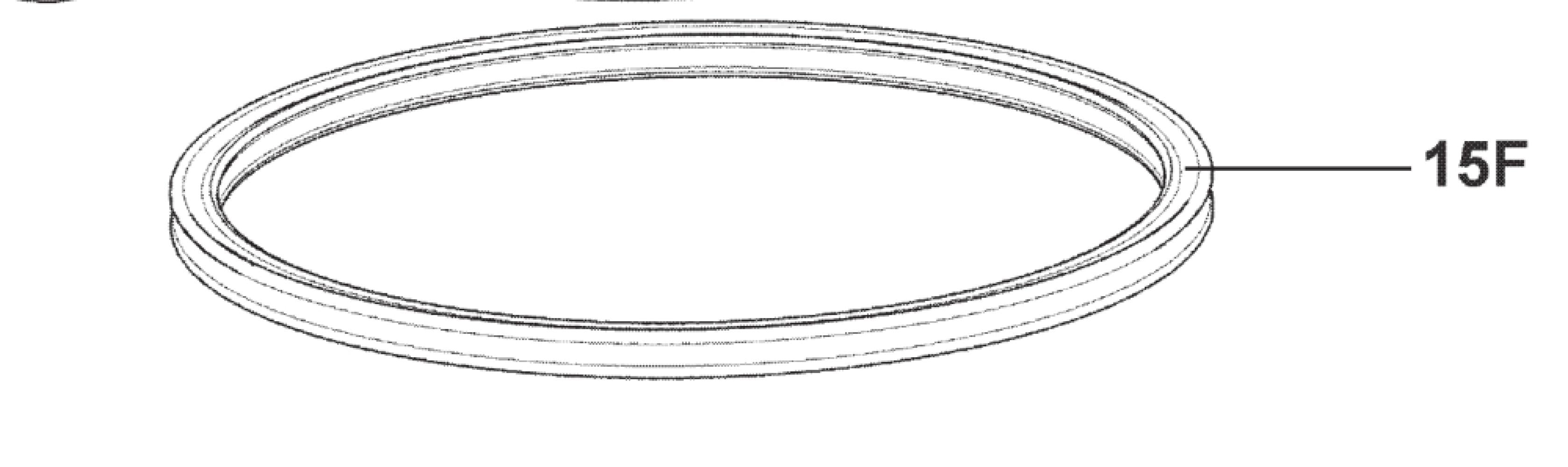 Dometic Afdichter Cassette zwart 2426012965